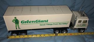 Rare Vintage Nylint Green Giant 21” Steel Semi 18 Wheeler