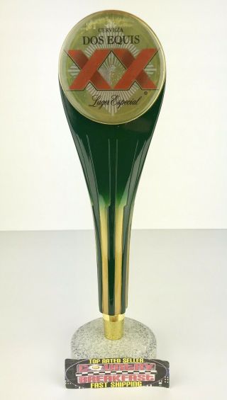 Dos Equis Lager Especial Xx Cerveza Beer Tap Handle 10” Tall -