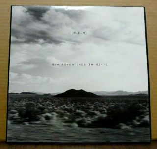 R.  E.  M.  " Adventures In Hi - Fi " 2 - Lp Gold Stamped Promo Vinyl Rem -