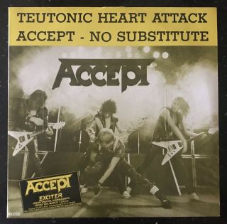 Accept ‎– Teutonic Heart Attack Hammersmith Odeon1985 2 X Lp Xl 1613