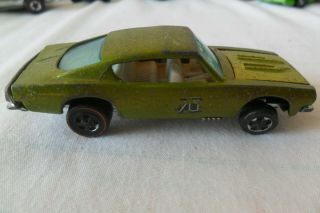 Hot Wheels Redline Lime Green Custom Barracuda 1967