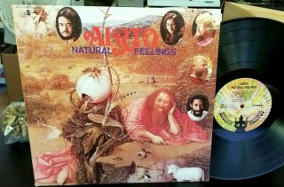 Airto - Natural Feelings Rare Buddah Bds - 21 - Sk Textured Cover Lp Flora Purim