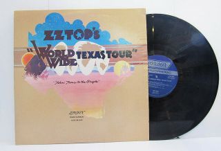 Zz Top - World Wide Texas Tour On Radio Sampler London Lp - Nm