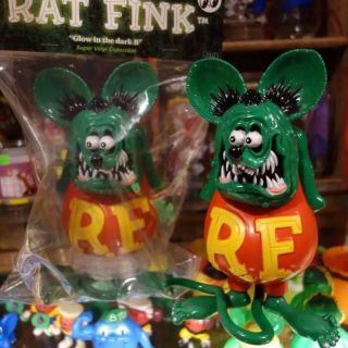 Rat Fink Glow In The Dark B Phosphorescence Vinyl Collectible Dune Japan
