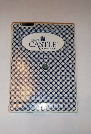 Vintage Gemaco Deck Of Playing Cards,  Trump Castle Casino,  Full Deck No Jokers