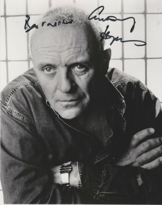 Anthony Hopkins - Great Actor - " Silence Of The Lambs " - Etc - Signed 8x10 Pic