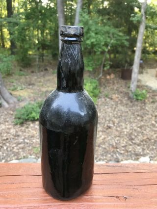 1860’s Black Glass Bottle - Dug Near Civil War Battlefield