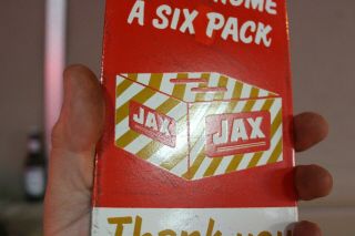 JAX BEER TAKE HOME A SIX PACK PORCELAIN METAL SIGN CALL AGAIN BREWING ORLEANS 66 3