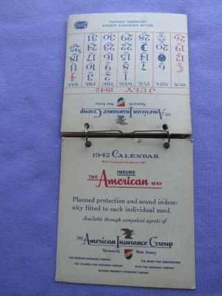Mulberry Indiana Calendar American Insurance Co Founded 1846 Newark Nj Indiana
