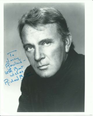 Richard Burton Vintage Hand Signed Autographed Photo D.  1984