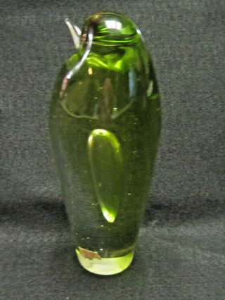 VINTAGE MURANO STYLE ART GLASS PENGUIN FIGURINE 2