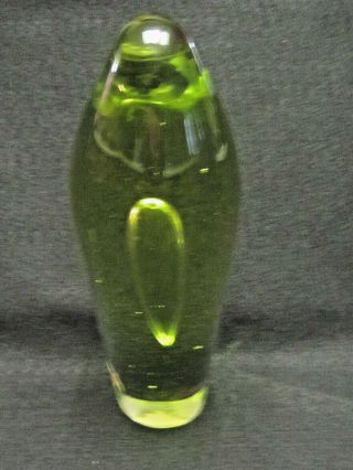 VINTAGE MURANO STYLE ART GLASS PENGUIN FIGURINE 3