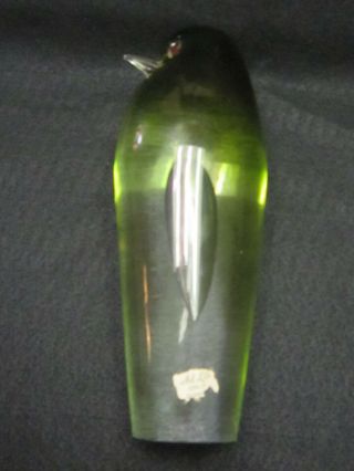 VINTAGE MURANO STYLE ART GLASS PENGUIN FIGURINE 8