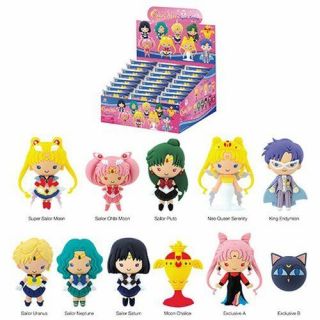 Sailor Moon Series 2 3d Figural Keyring Keychain Blind Bag Box Case Of 24