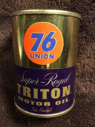 Vintage Rare Gasoline Union 76 - - Royal - Triton Motor Oil Bank