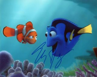 Ellen Degeneres As Dory In Finding Nemo Signed 8x10 Photo