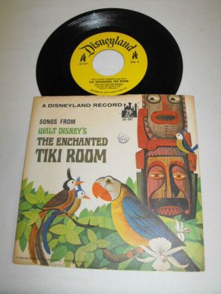 Record 45 Walt Disney Enchanted Tiki Room Elfenchor Die Rheinnixen Disneyland