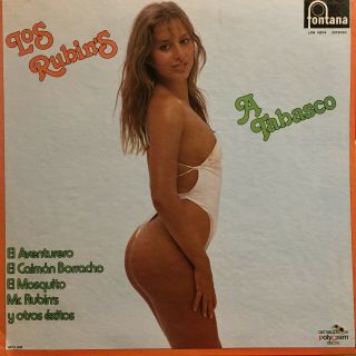 Hear Los Rubins A Tabasco Latin Funk Soul Sexy Cover Cheesecake Pin Up Lp