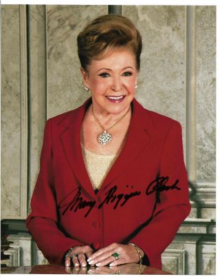Mary Higgins Clark Authentic Signed 8x10 Photo Autographed,  Famous Author
