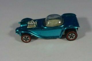1968 Hot Wheels Redline Metal Ed Big Daddy Roth Beatnik Bandit Toy Car 2.  5 " Usa