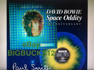 David Bowie " Space Oddity " Paul Smith Colored Vinyl Lp Record Nt Beatles Cd
