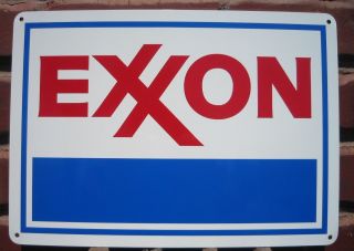 Exxon Gas Station Metal Sign Service Gasoline Mobil Pump Sign 10 Day