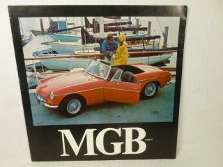 1968 Mgb Mark Ii Automobile Dealer Brochure P787