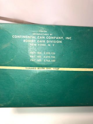 1958 7UP Soda Bottle 6 Pack Carton Carrier Vintage Advertising 5