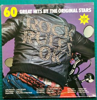 Various Artists - Rock Rules Ok,  Vinyl Lp,  Triple Album,  Rl Oo1,  1977 K - Tel