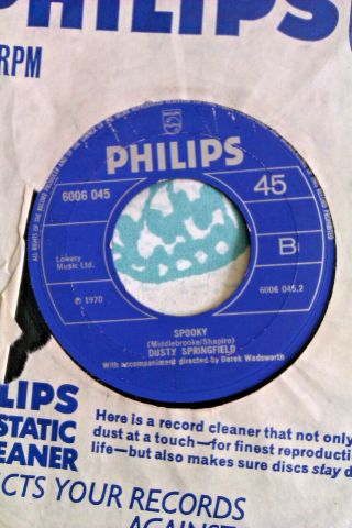 Dusty Springfield Spooky / How Can I Be Sure Philips 6006 045 60 