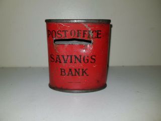 Vintage Australian Tin Post Office Savings Bank Moneybox Horsfall Richmond