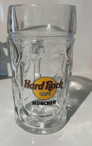 Hard Rock Cafe Munchen 0.  5 Liter Beer Glass/mug