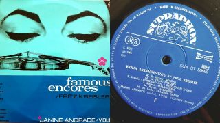 Lp Janine Andrade Famous Violin Encores Supraphon Sua St 50690 Stereo Nm