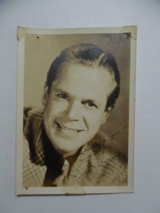 1947 Dan Duryea Film Tv Stage Actor Signed Inscribed Photo Vintage