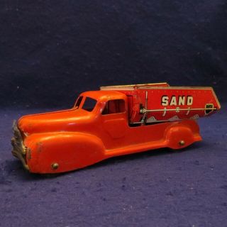 Vintage Pressed Steel MARX Sand & Gravel Dump Truck 9 