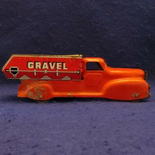 Vintage Pressed Steel MARX Sand & Gravel Dump Truck 9 