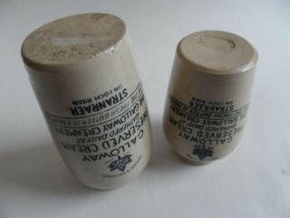 Two Sizes of,  GALLOWAY PRESERVED CREAM,  STRANRAER Cream Pots 4