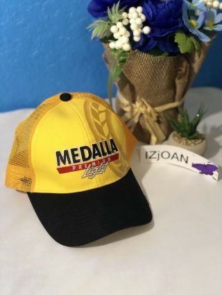 Hat Cap Puerto Rico Medalla Light Beer Souvenir Unisex Hard To Find Boricua