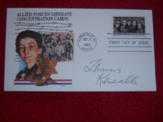 Thomas Keneally,  Author/playwright,  Authentic Hand Signed Postal Cover