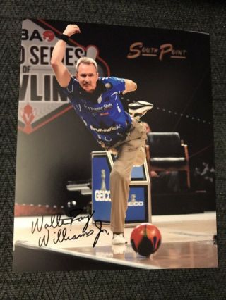 Walter Ray Williams Jr Signed 8 X 10 Photo Auto Pba Pro Professional Bowling