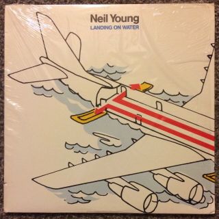 Neil Young - Landing On Water 1986 Lp On Geffen,  Ghs 24109 - W/ Inner,  Shrink
