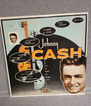 Johnny Cash - Johnny Cash With His Hot And Blue Guitar - 1956 - Sun Label Lp1220