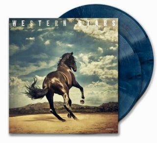 Bruce Springsteen Western Stars Official Blue/black Colored Vinyl 2 X Lp