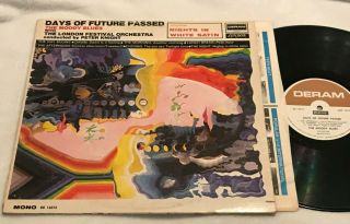 The Moody Blues Days Of Future Passed Rare Lp 1968 Mono Deram De 16012