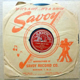 The Toppers Early Doo - Wop 78 If Money Grew On Trees On Minus Savoy Tb2264