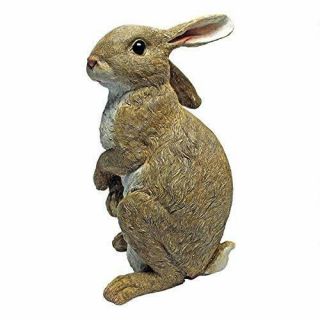 Design Toscano Hopper The Bunny Standing Rabbit Outdoor Garden Statue,  11 Inch,