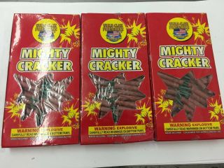 World Class Firecracker Label Mighty Cracker 3 Packs Of 100 Labels