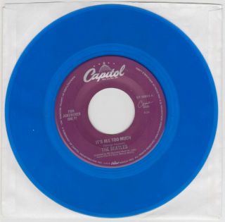 Beatles 45 Single Colored Vinyl Blue - It 