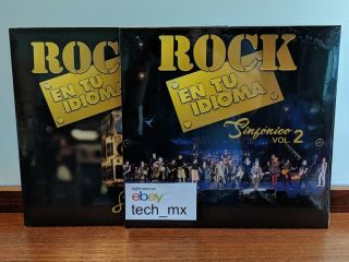 Rock En Tu Idioma Sinfonico Vol.  1 And 2 Vinyl Record Lp Caifanes Soda Stereo