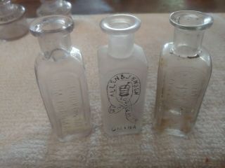 OMAHA NEB.  Drug Store bottles - BOERICKE & TAFEL,  ALLEN & JENSEN,  C.  H.  ROBERT ' S 2